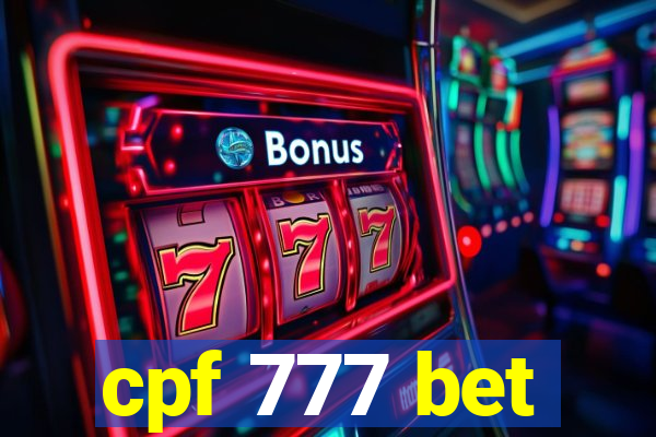 cpf 777 bet